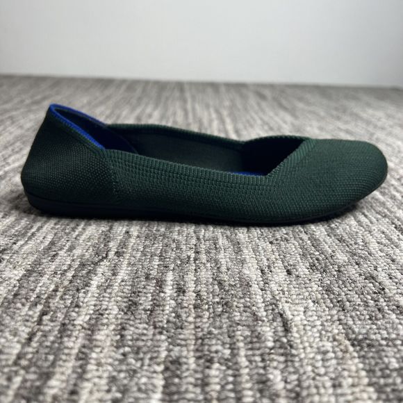 Rothy’s The Flat Women 7.5 Esmerald Green Retired - Picture 9 of 13